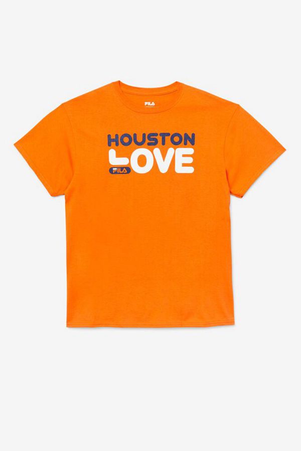 Fila Tričká Panske Oranžové - Houston Love Vypredaj - Slovakia 48201-PAUB